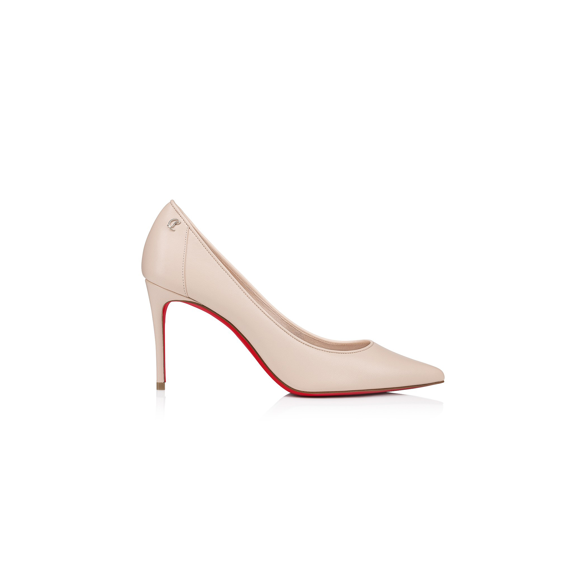 CHRISTIAN LOUBOUTIN SPORTY KATE 85 MM PUMPS-NAPPA LEATHER-LECHE-WOMEN 1240544F608 CHRISTIAN LOUBOUTIN SPORTY KATE 85 MM PUMPS-NAPPA LEATHER-LECHE-WOMEN 1240544F608
